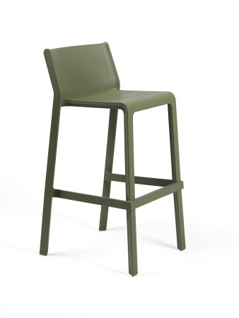Triss bistrot tabouret d'extérieur haut vert