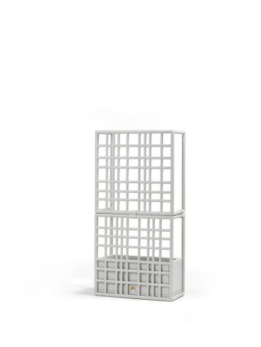 SABORA 2 photo cloison modulaire extérieure haute gris clair