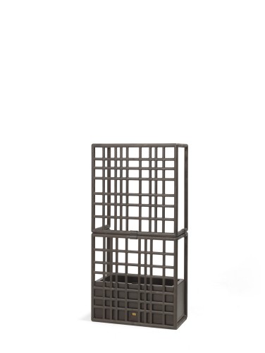 SABORA 2 photo cloison modulaire extérieure haute marron