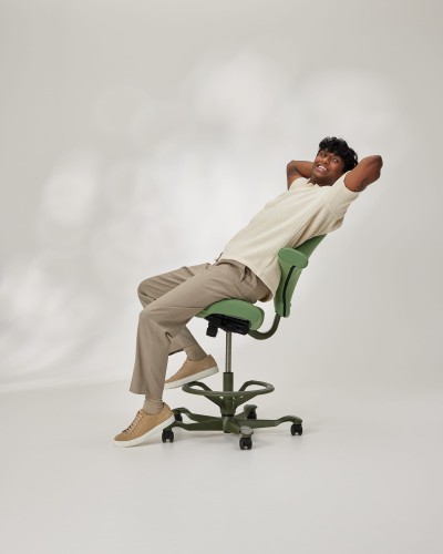 Photo siège ergonomique capisco vert