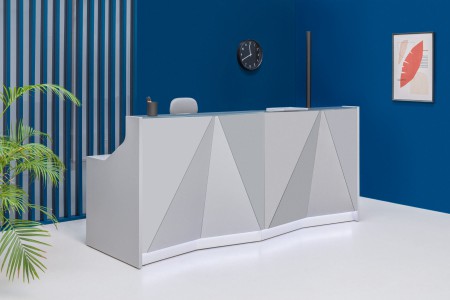 Banque d'accueil géométrique 1