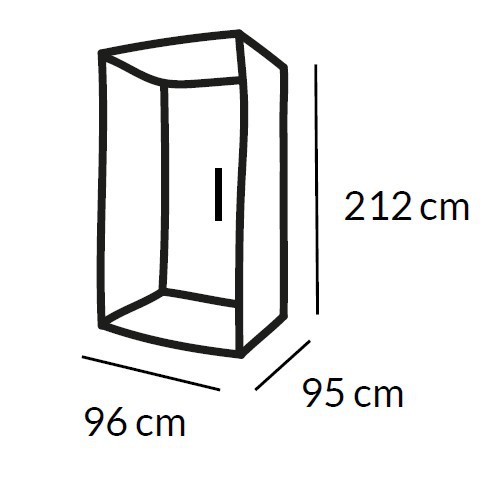 Schéma cabine acoustique et de réunion 1 place Dialogue fabrication française