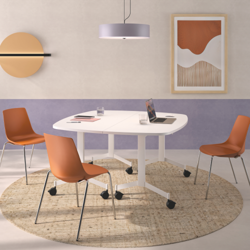 chaise_ara_buronomic_ambiance_orange_pied_chrome