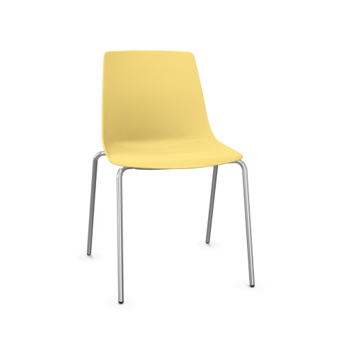 chaise_ara_buronomic_face_jaune_pied_chrome