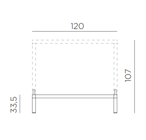 Dimensions Kit CAMU 120X70 cm