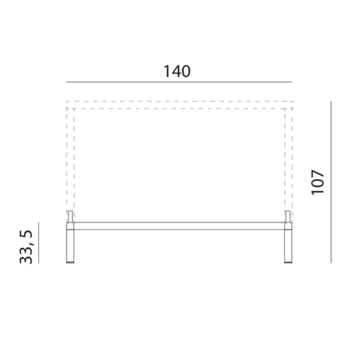 Dimensions KIT CAMU 140x80 cm