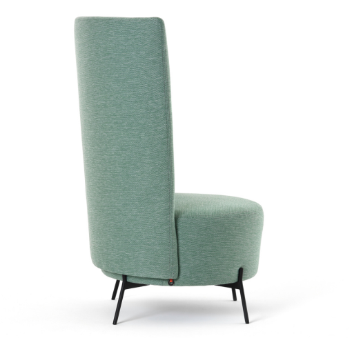 photo cote fauteuil bolero vert dossier haut