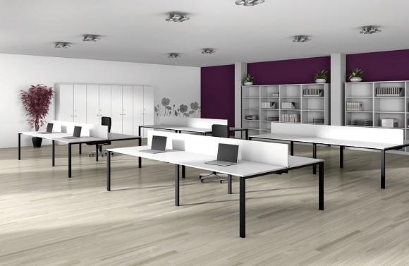 Bureau blanc