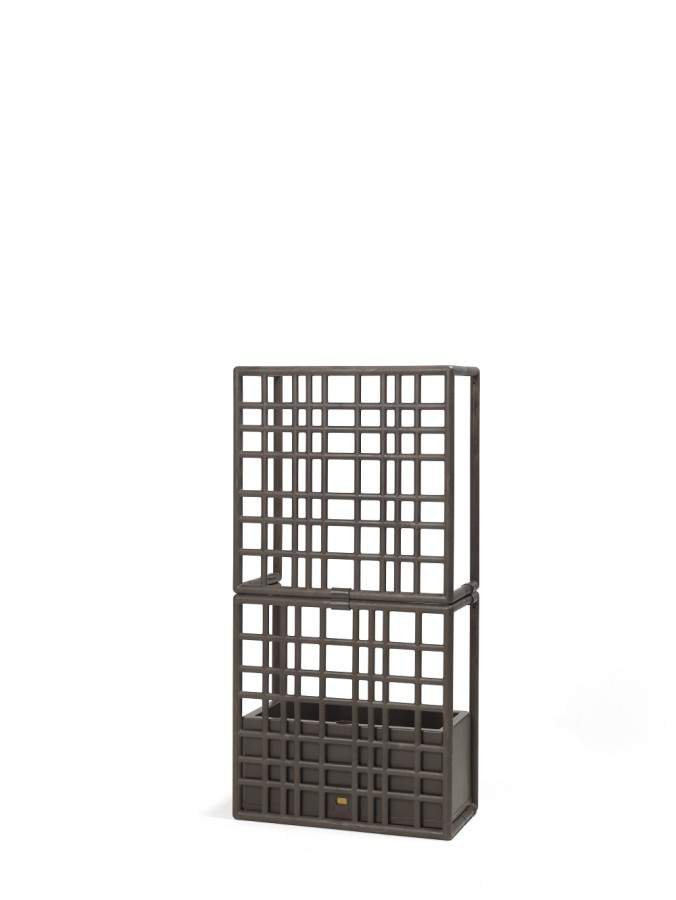 SABORA 2 photo cloison modulaire extérieure haute marron