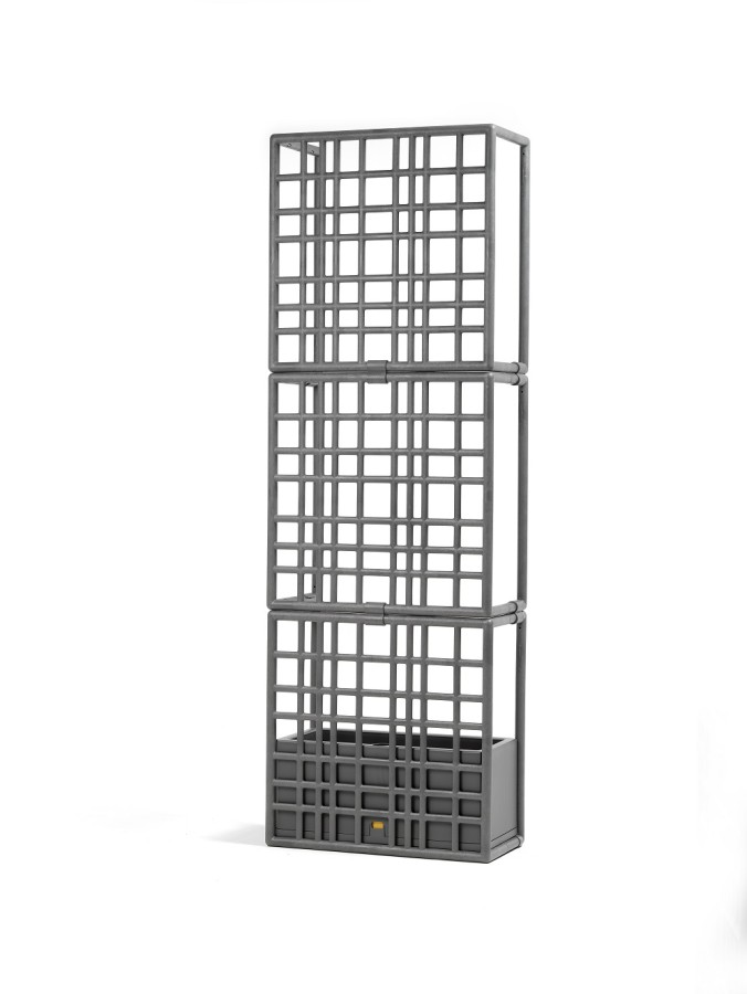 SABORA 3 photo cloison modulaire extérieure haute grise