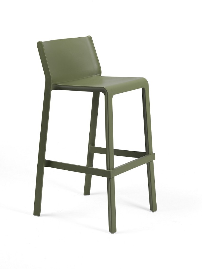 Triss bistrot tabouret d'extérieur haut vert