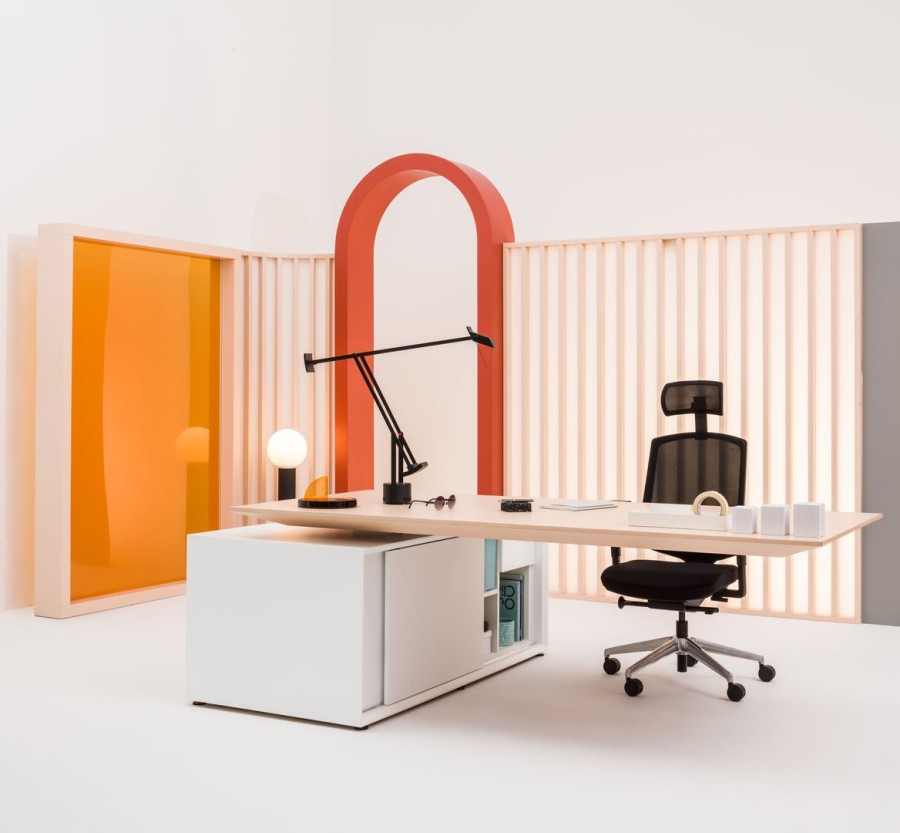 photo-gavin-bureau-de-direction-ambiance bureau de direction-tons blanc-rose