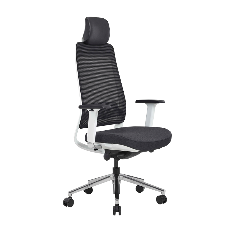 Siège de bureau ergonomique FAR BLANC 3