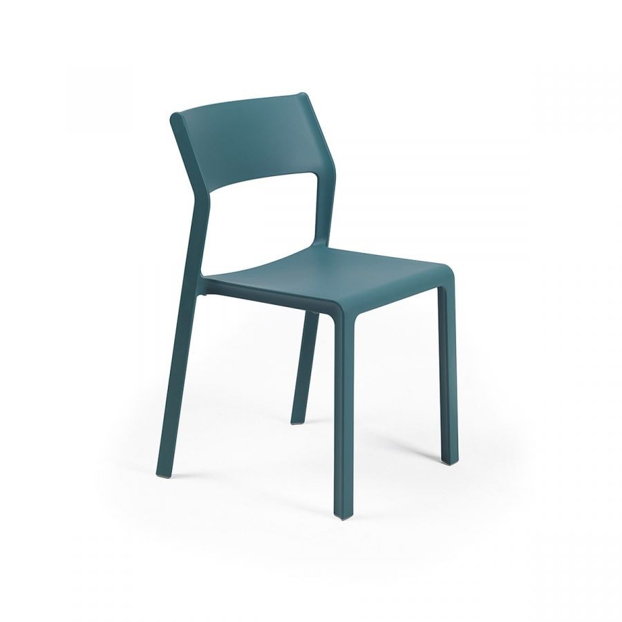 Triss chaise extérieur bleue